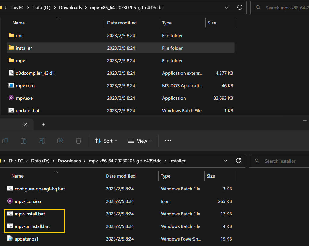 [Package Improvement] Request to add a post install note for mpv to