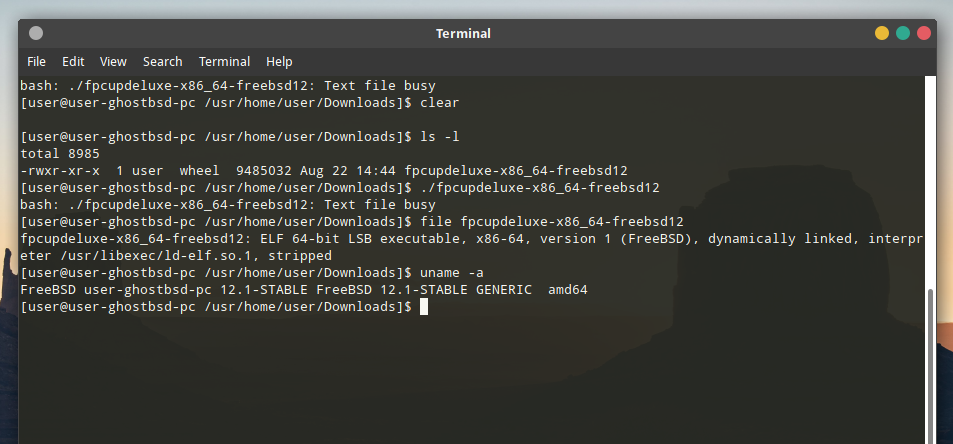 Cannot run 1.8.0e for FreeBSD x64 on GhostBSD 12.1 · Issue #300 ...