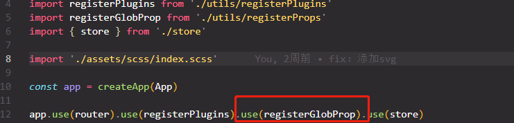 how to use 'app.config.Globalproperties'define global variables in the ...