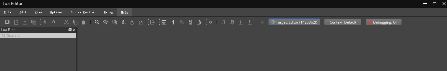 Debugging Button in Lua Editor is enabled by clicking on O3DE Editor ...