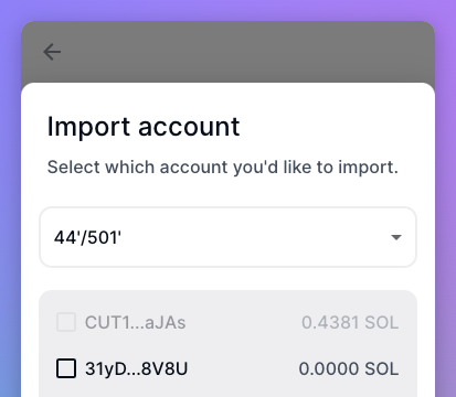 Unable to import a seed phrase already attached to a username · Issue ...