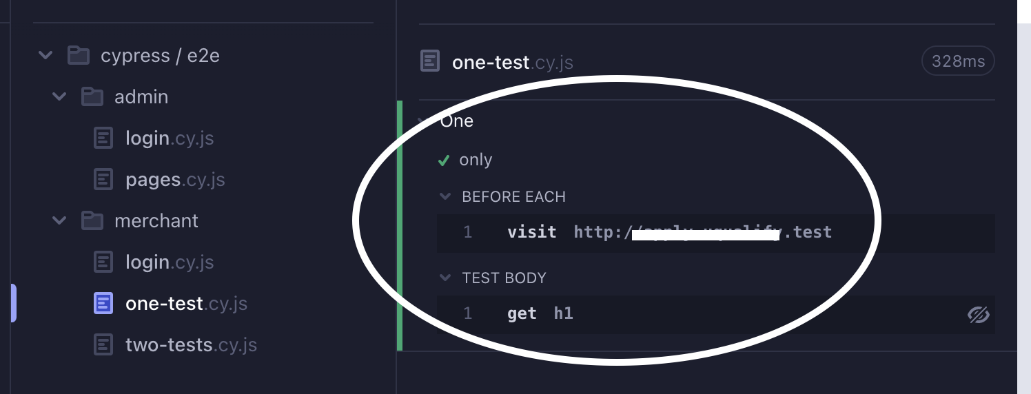 UI logs don't collapse when only one test is run · Issue #25206 ...