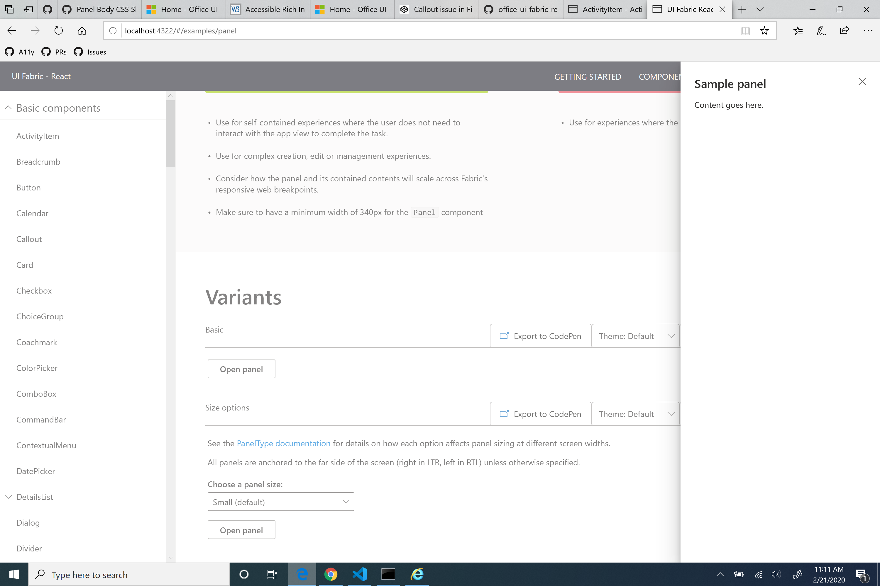 Panel: use justify-content for main axis alignment. by aneeshack4 ...