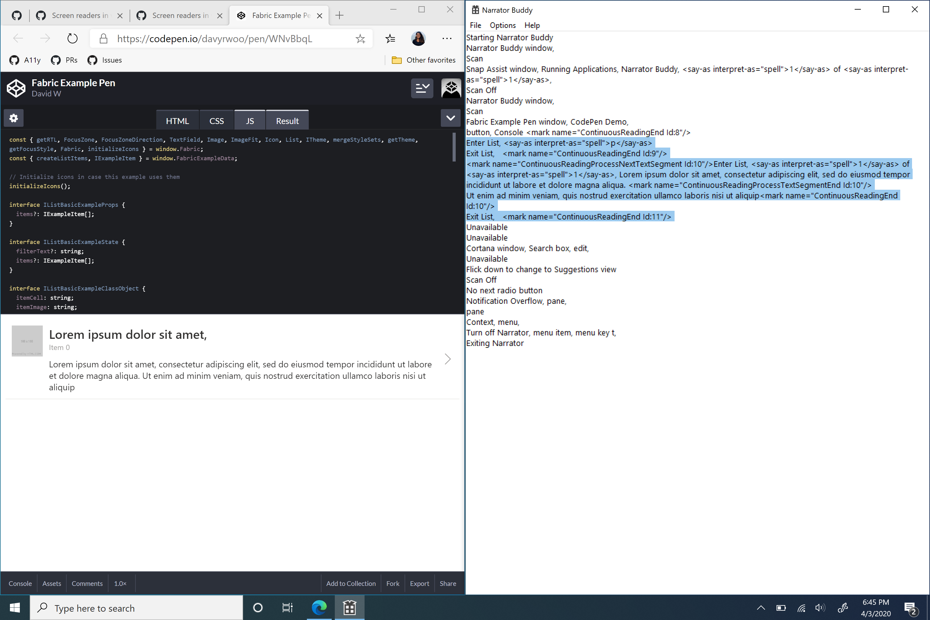 Screen readers in virtual cursor mode can navigate to an invisible ...