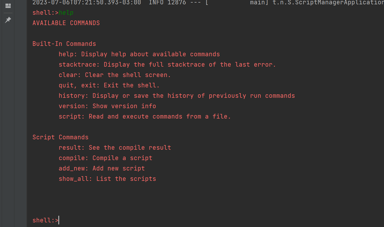 GitHub - DarlanNoetzold/ScriptManager: Aplicação CLI, feita com Spring ...