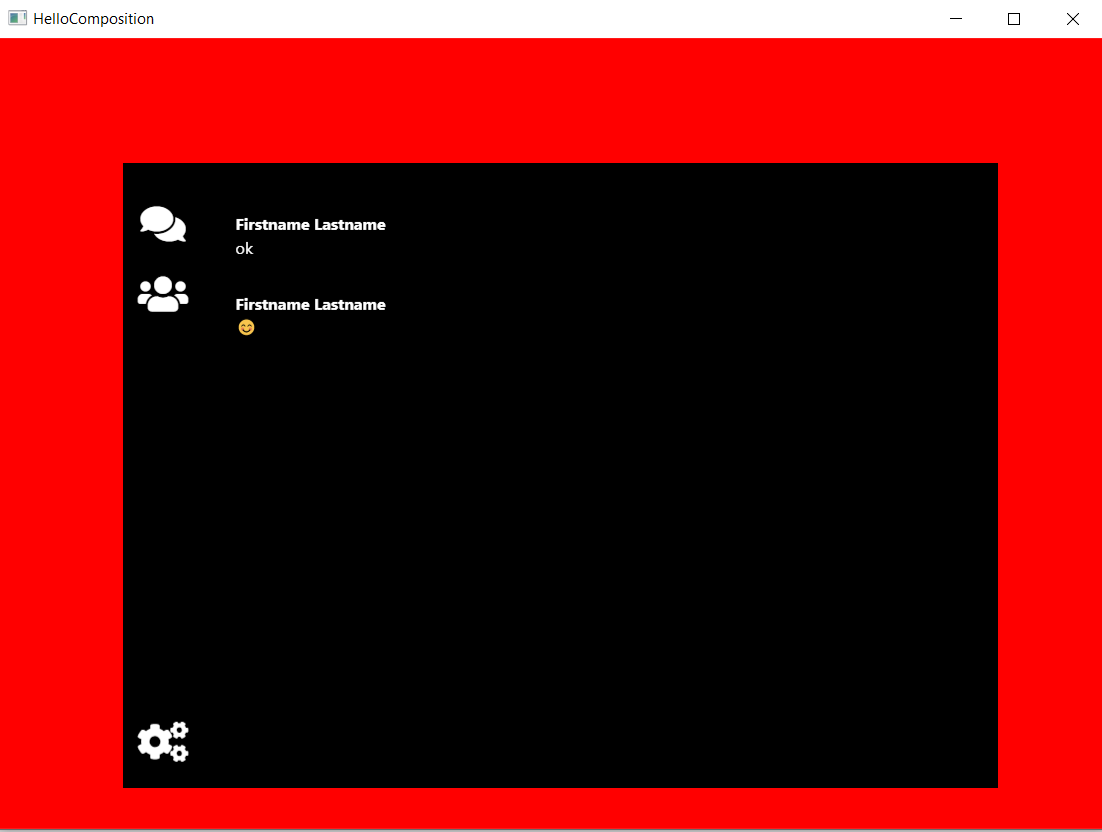 Transparency background can't work for composition, it display as black ...