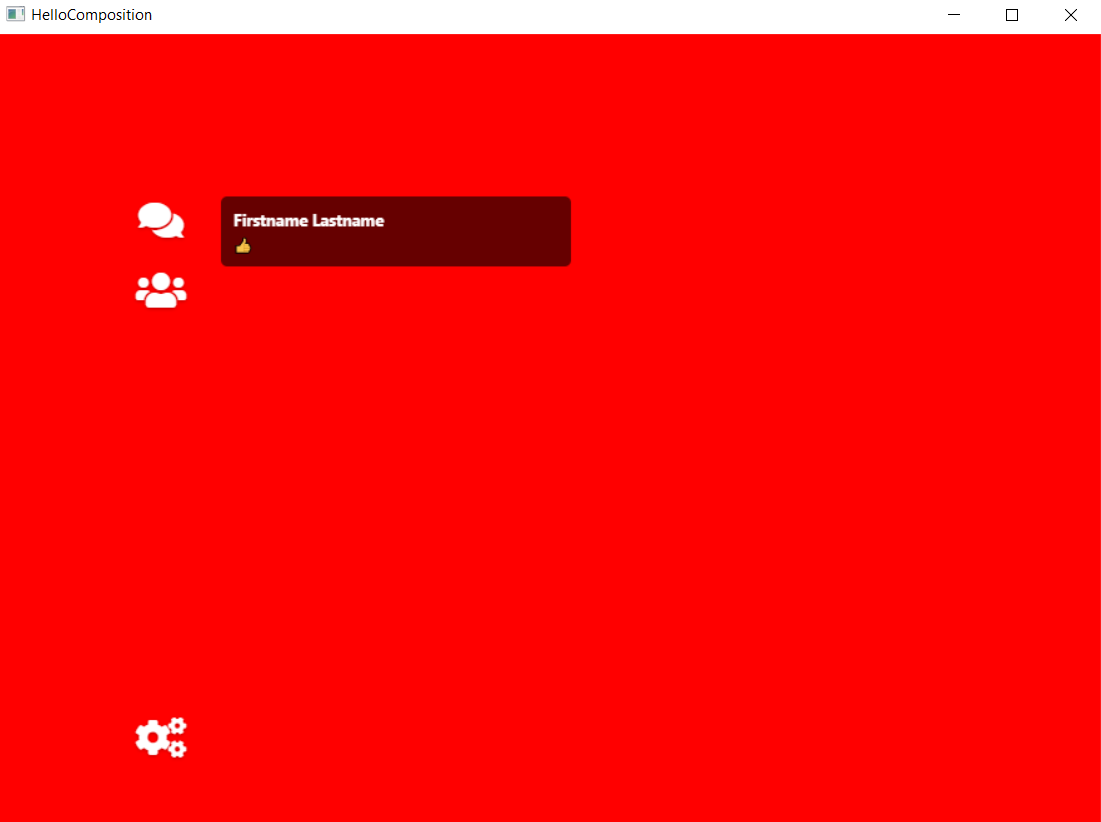 Transparency background can't work for composition, it display as black ...