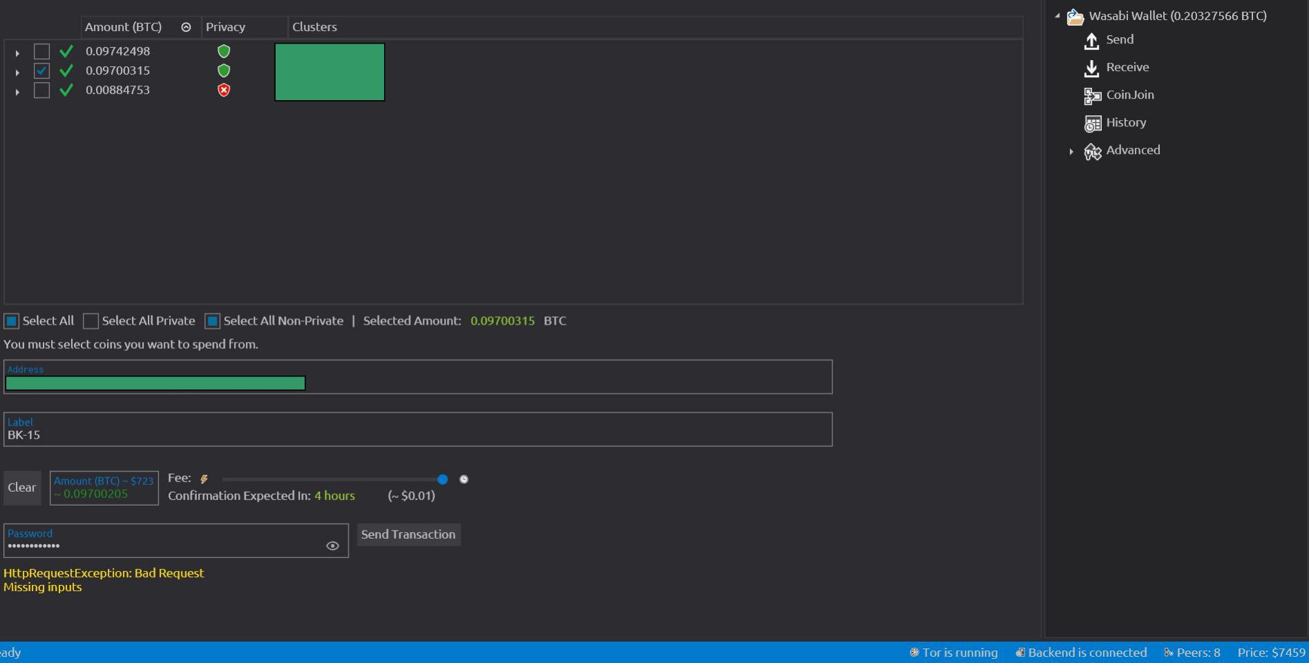 Wasabi Bug 2019 12 06