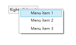 How to set up the position of ContextMenu directly pops up above the ...
