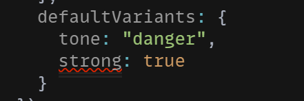 [0.1.0-canary.x] Typescript complains about boolean in defaultVariants ...