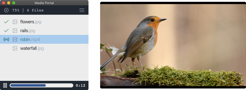 Sending Content Video