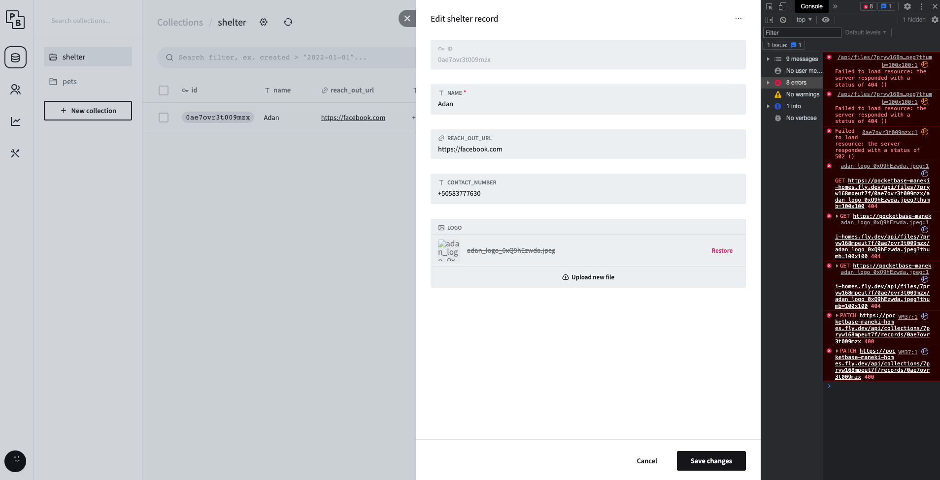 can't update records or collections - deployed to fly.io · pocketbase ...
