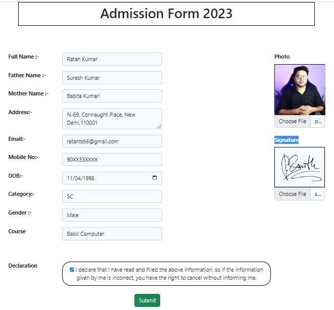 GitHub Technosmarter student registration form in php and mysql 