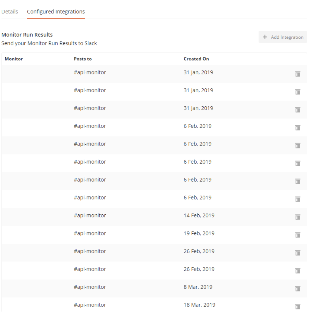 Monitor name isn't visible in the integration listing · Issue 6116