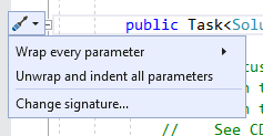 Move wrap/unwrap parameter to a sub-menu in the context menu · Issue ...