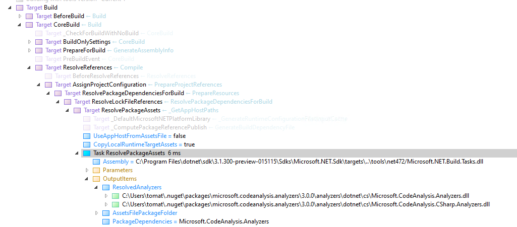 Inconsistent analyzer references between legacy and SDK projects ...