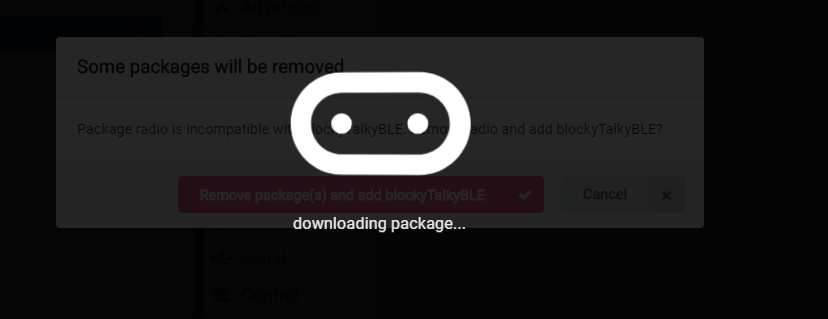 Remove package dialog is hidden by loader · Issue #3110 · microsoft/pxt ...