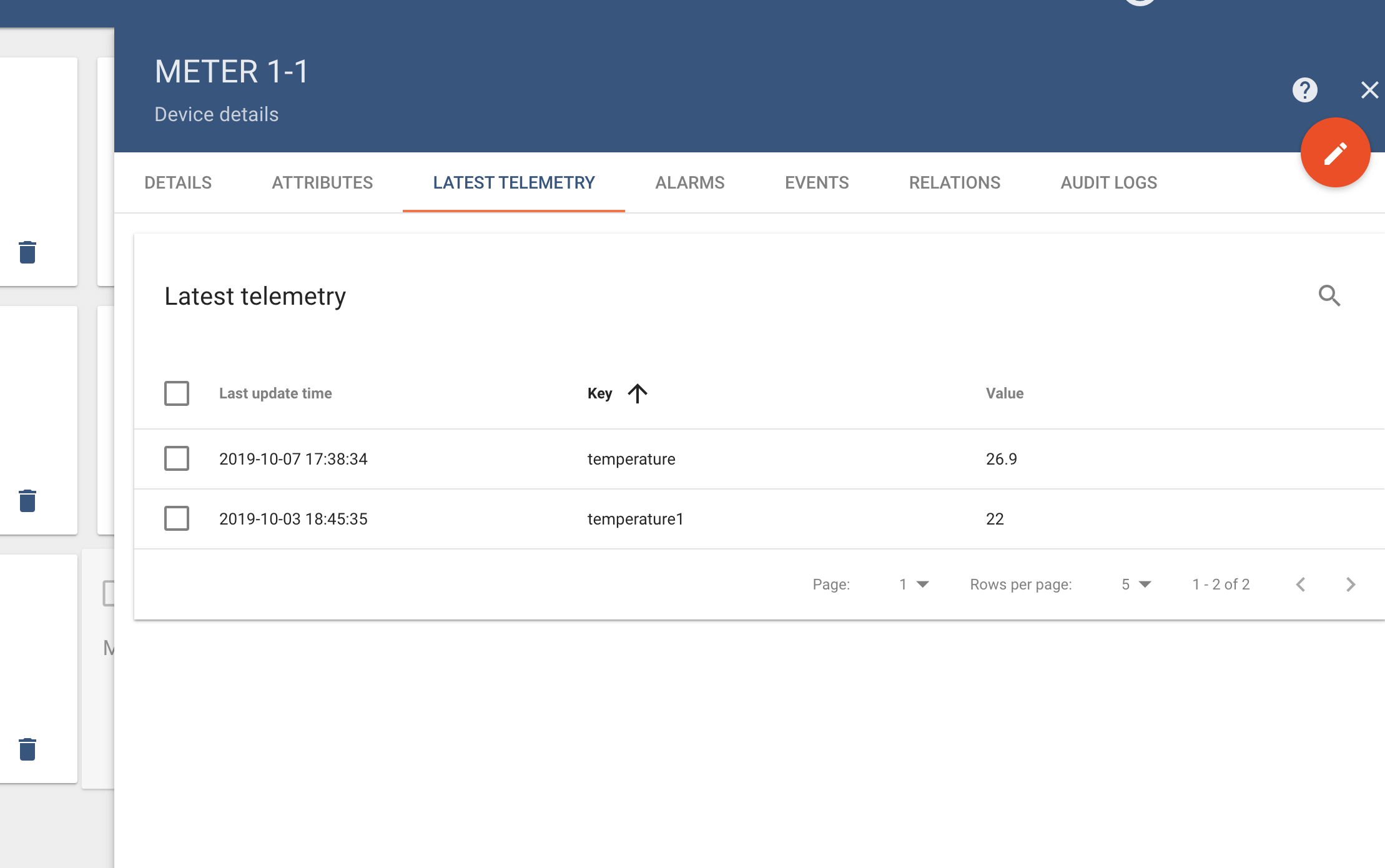 question in Video tutorial, the temperature column doesn't display data ...