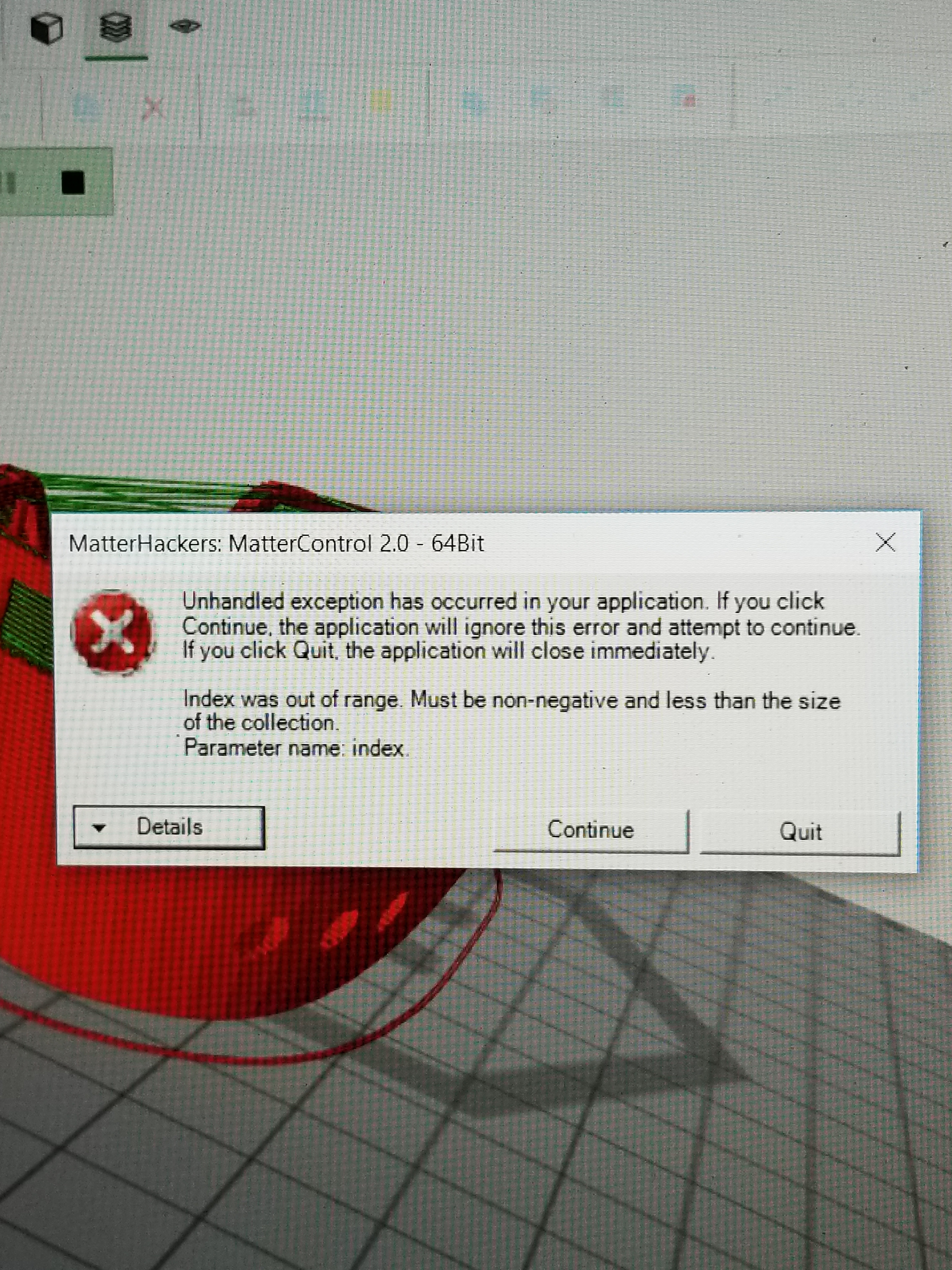 Slice error · Issue #3573 · MatterHackers/MatterControl · GitHub