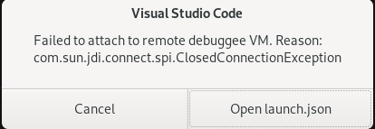 Java debug failed to attach · Issue #1339 · redhat-developer/vscode ...