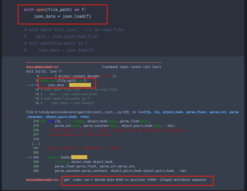 Expecting value: line 1 column 1 (char 0) · gee-community geemap ...