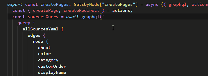 graphql with generic typescript