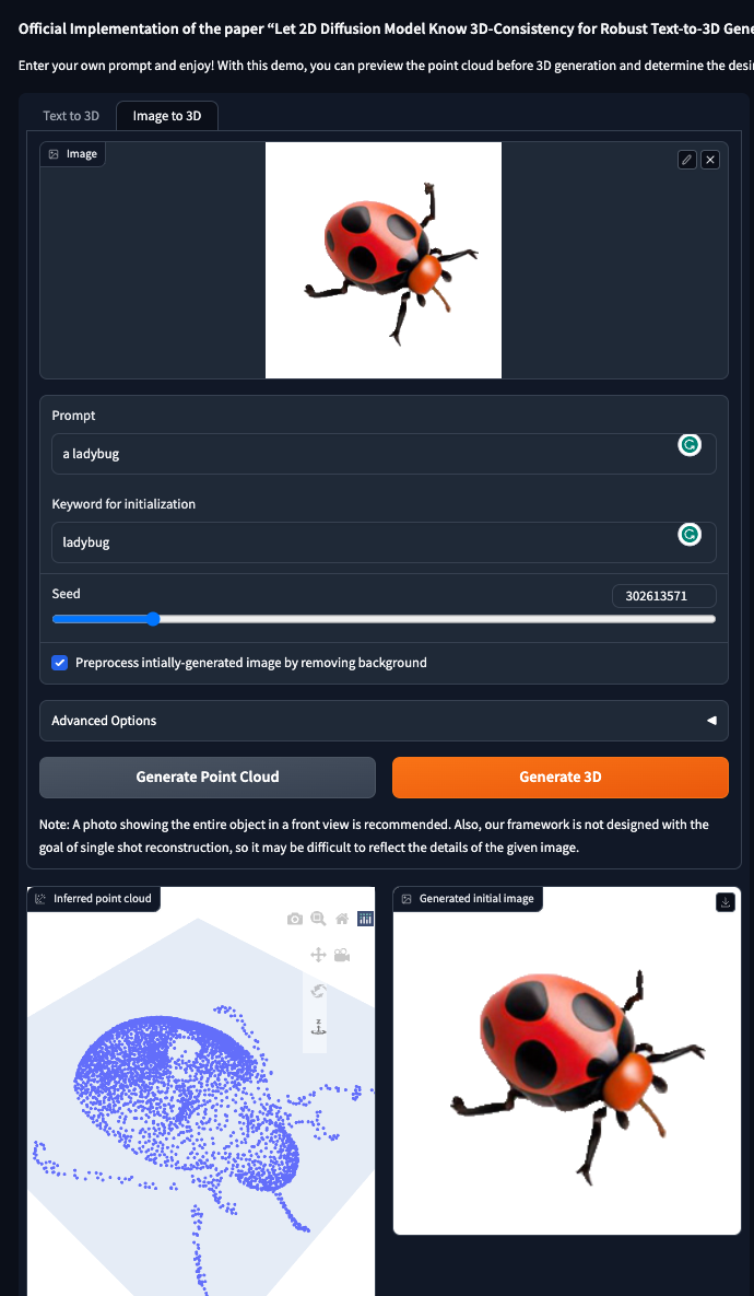 Bad case · Issue #11 · KU-CVLAB/3DFuse · GitHub