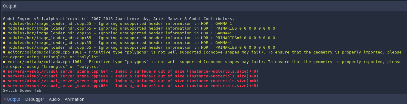 A lot of demo projects not working/crash with Godot 3.1 Alpha · Issue ...