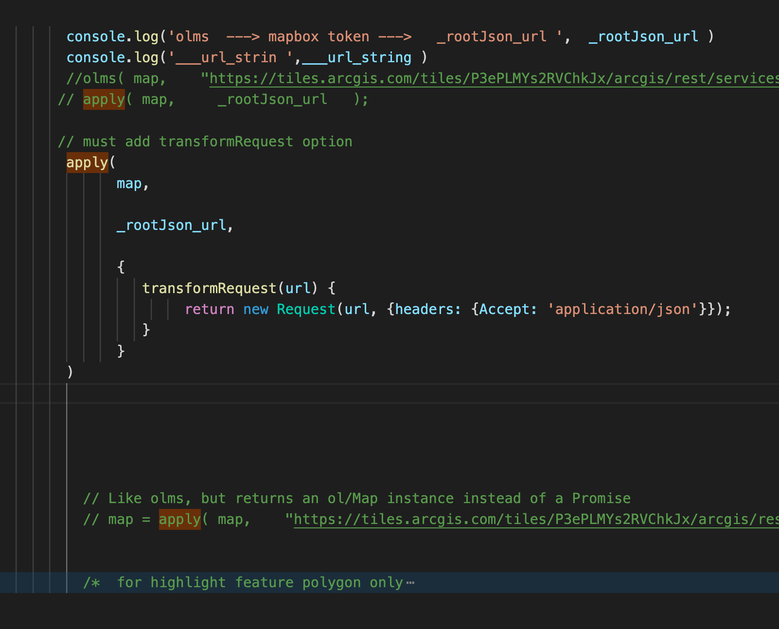 arcgis vector tile must enforce ?f=pjson other wise will fail to load ...