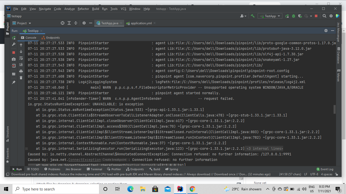 Not able to get pinpoint home page · Issue #8023 · pinpoint-apm ...