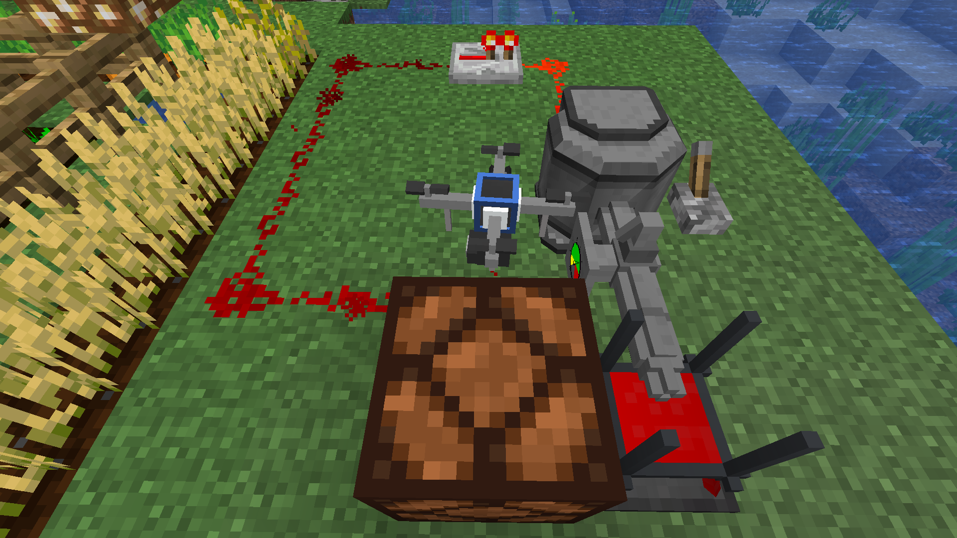 Drone On Charging Station Causes Lag When Nearly Full PneumaticCraft 