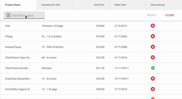 Completing filter in the filtering row · Issue #4198 · IgniteUI ...