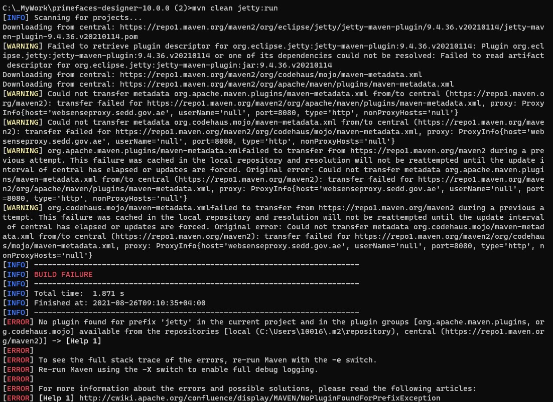 BUILD FAILURE · Issue #7758 · primefaces/primefaces · GitHub