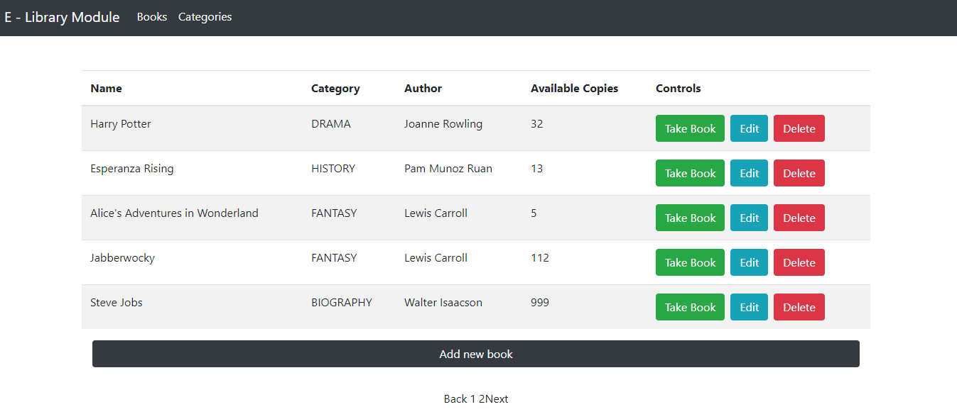 GitHub - damchevski/e-library-module-testing: e library module, java ...