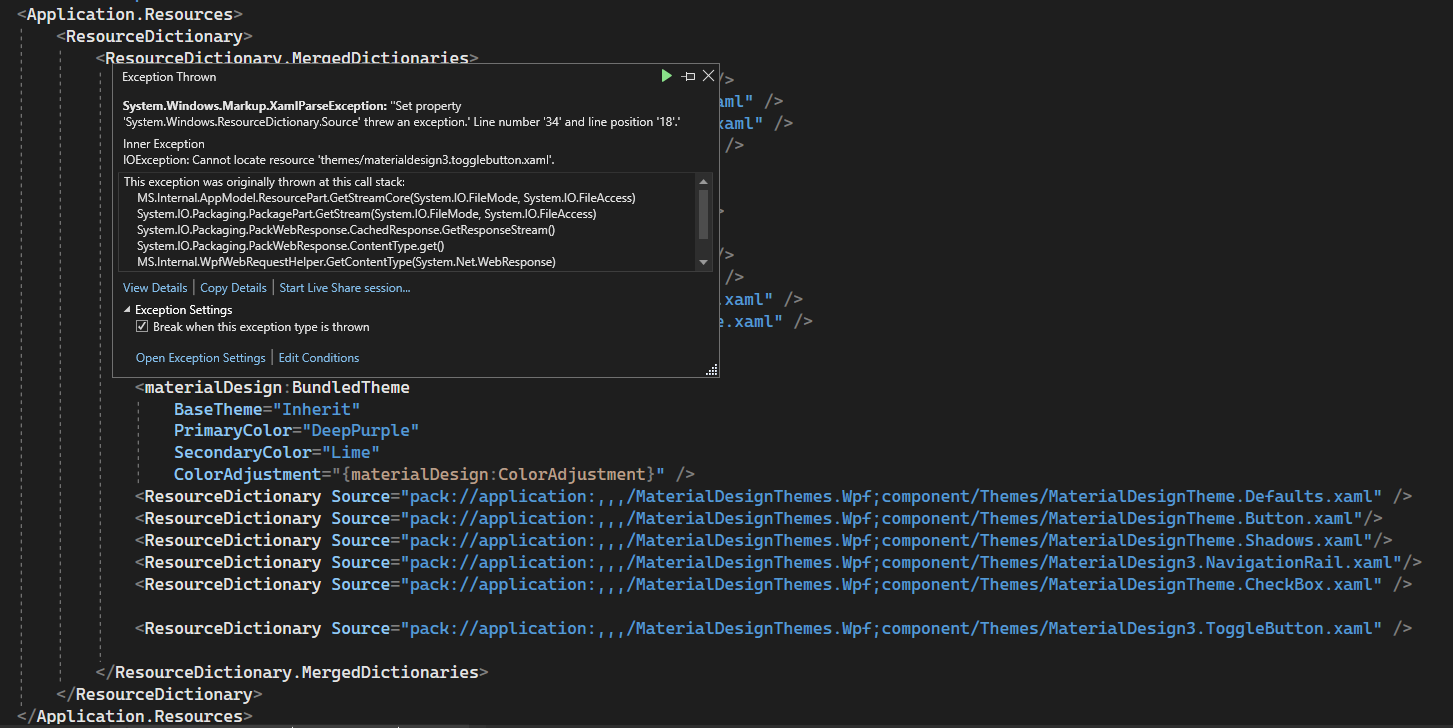 Not able to use to materialdesign3 togglebutton style,about ...
