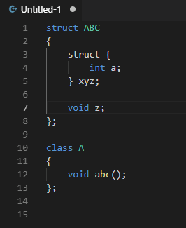 Classes with opening brace on separate line breaks highlighting for ...