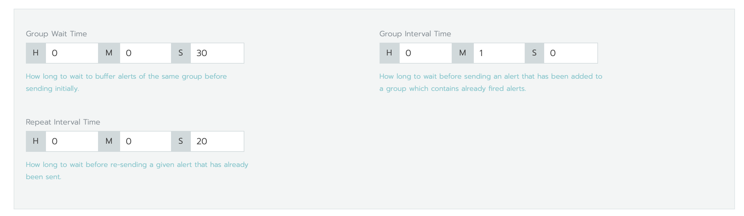 Alert advanced option "Repeat Interval Time" does not work · Issue ...