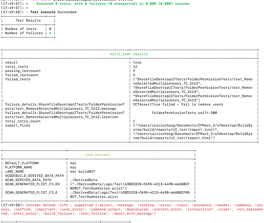 Rerunning scan on only failed tests is failing because tests_from