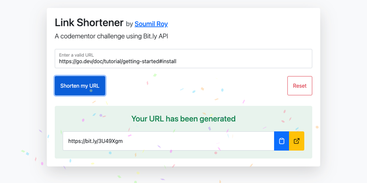 GitHub soumilroy/codementorlinkshortener Link Shortener using Bit