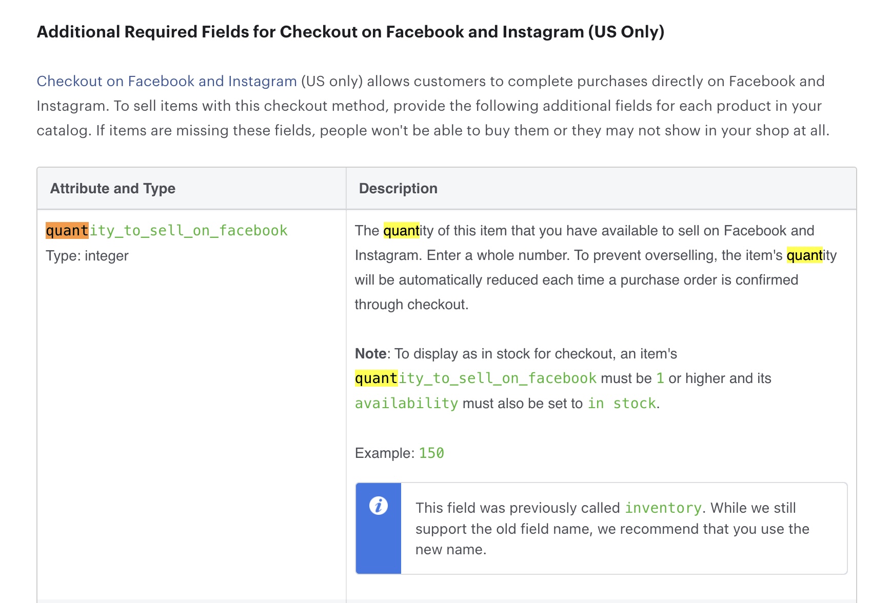 Product stock availability not syncing with Facebook Shop · Issue 1701
