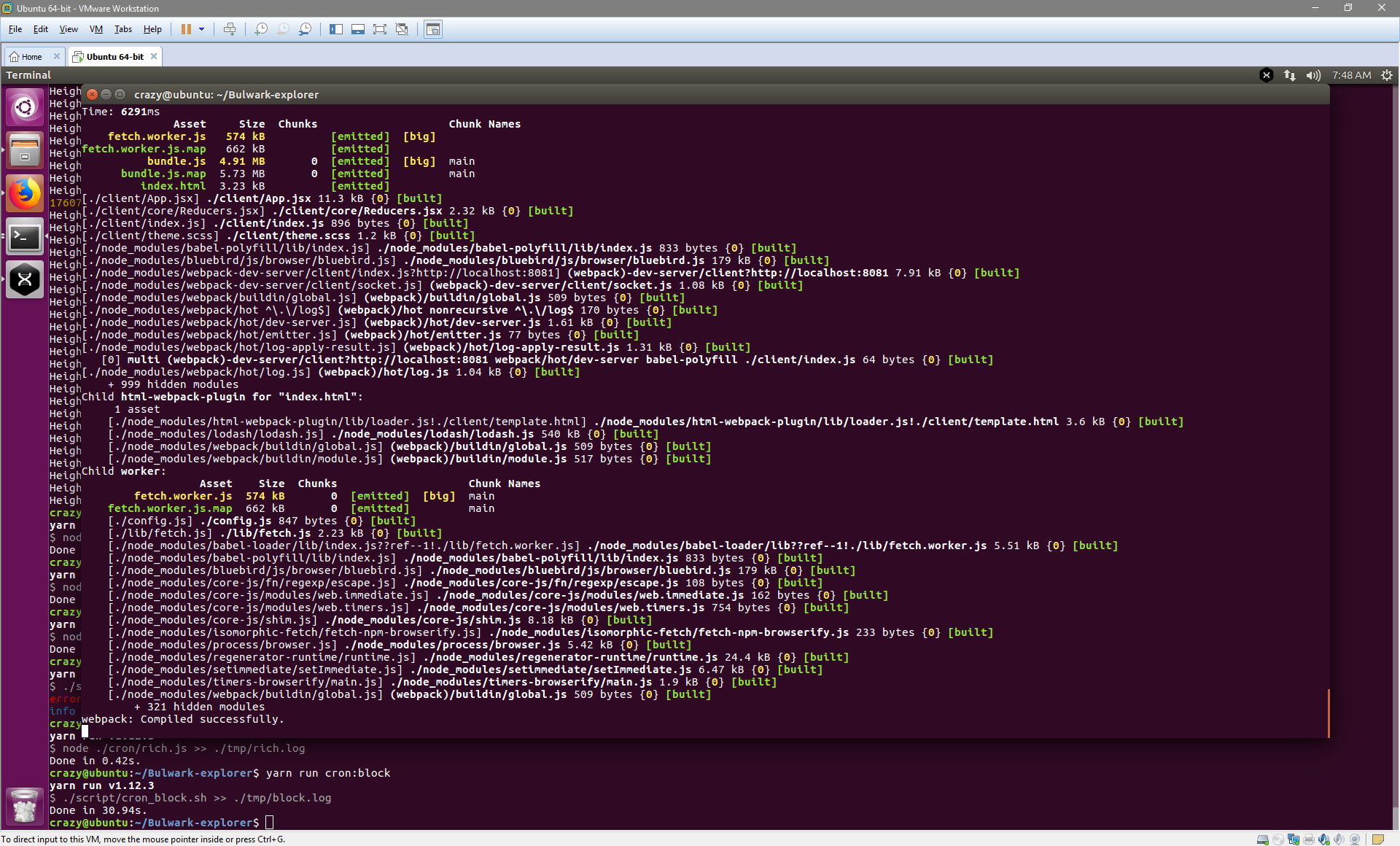 Yarn Run Start Web Explorer Status Offline Bulwark Explorer