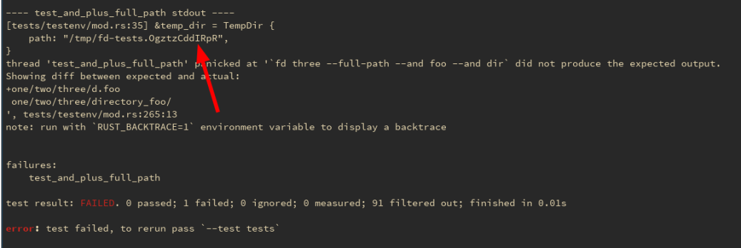 Fix flaky `--full-path` unit tests · Issue #1181 · sharkdp/fd · GitHub