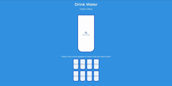 GitHub - Codemonkk/DrinkWater: Drink Water Frontend design made using ...