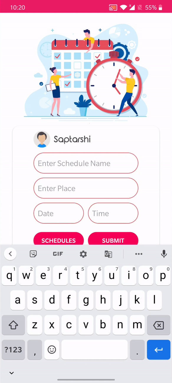 GitHub - sinhariiya/Schedule-me: Schedule Me , a simple light android ...