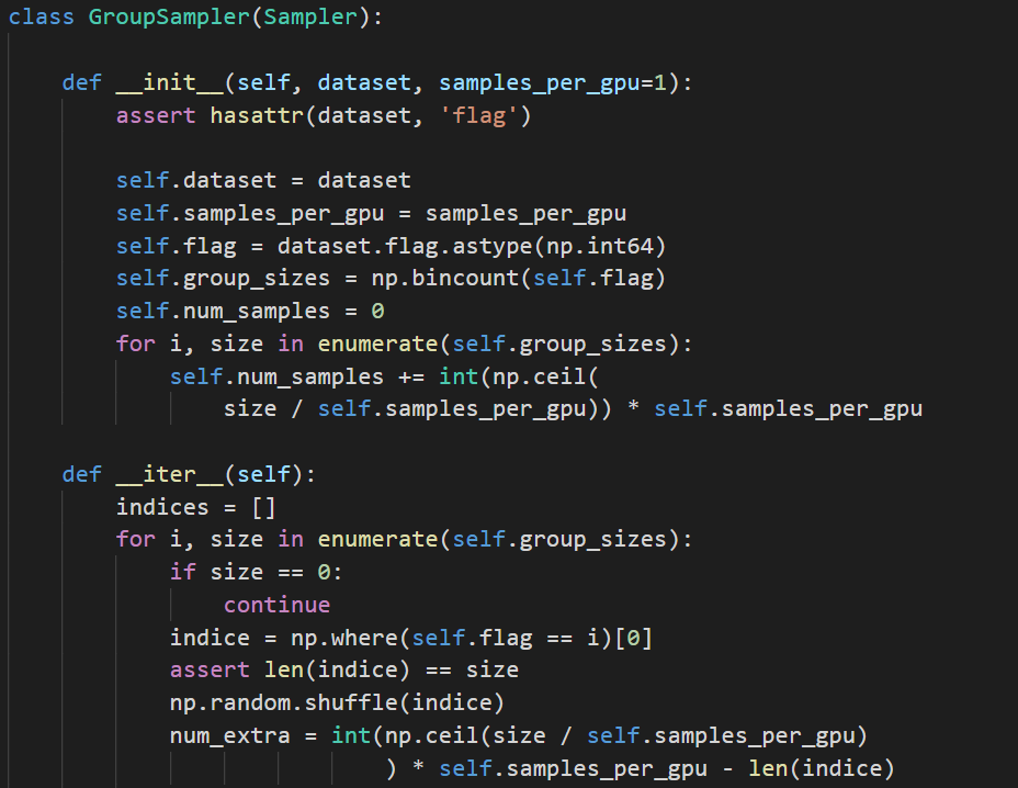 About groupsampler · Issue #3263 · open-mmlab/mmdetection · GitHub
