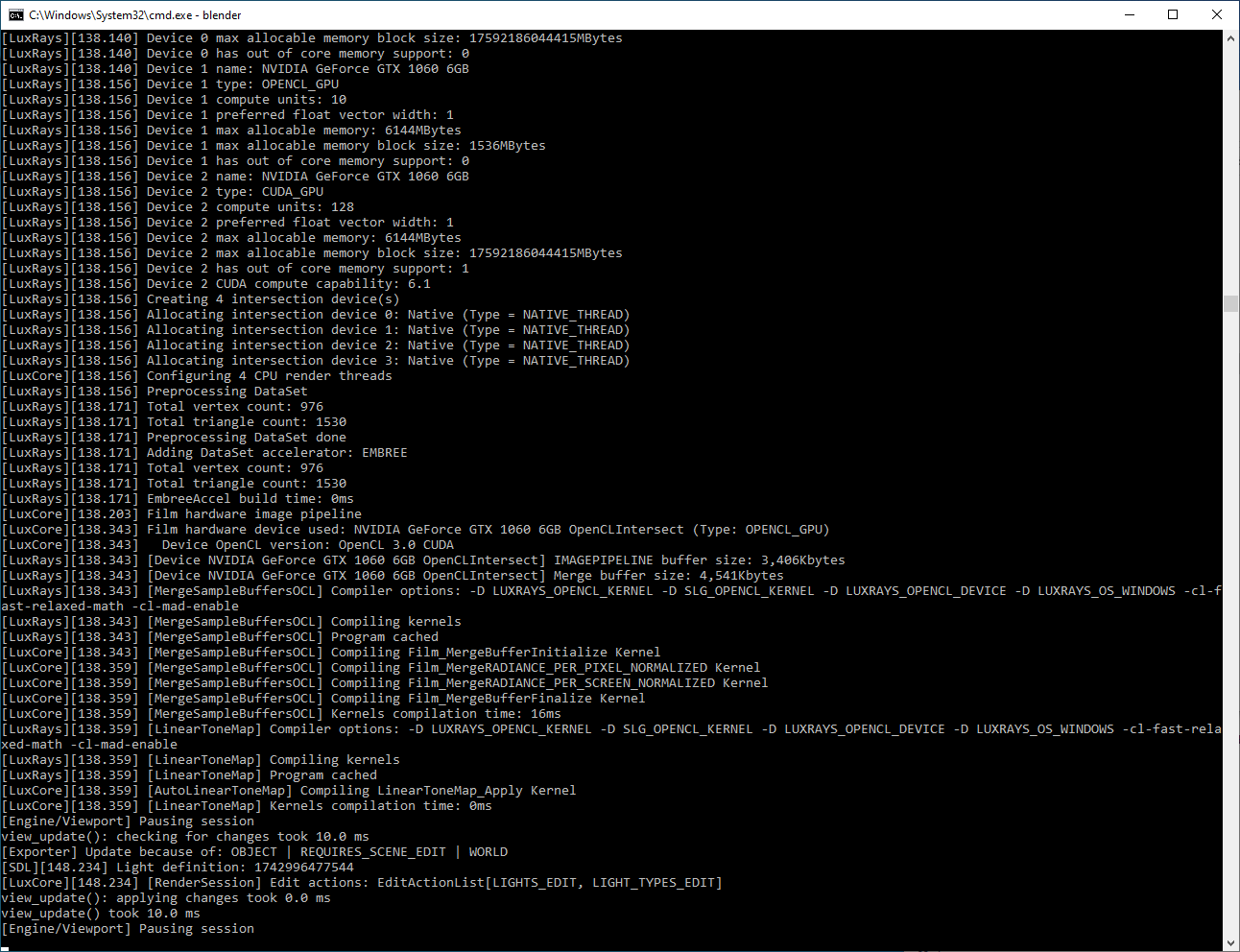 Many 'flood' in console... · Issue #700 · LuxCoreRender/BlendLuxCore ...