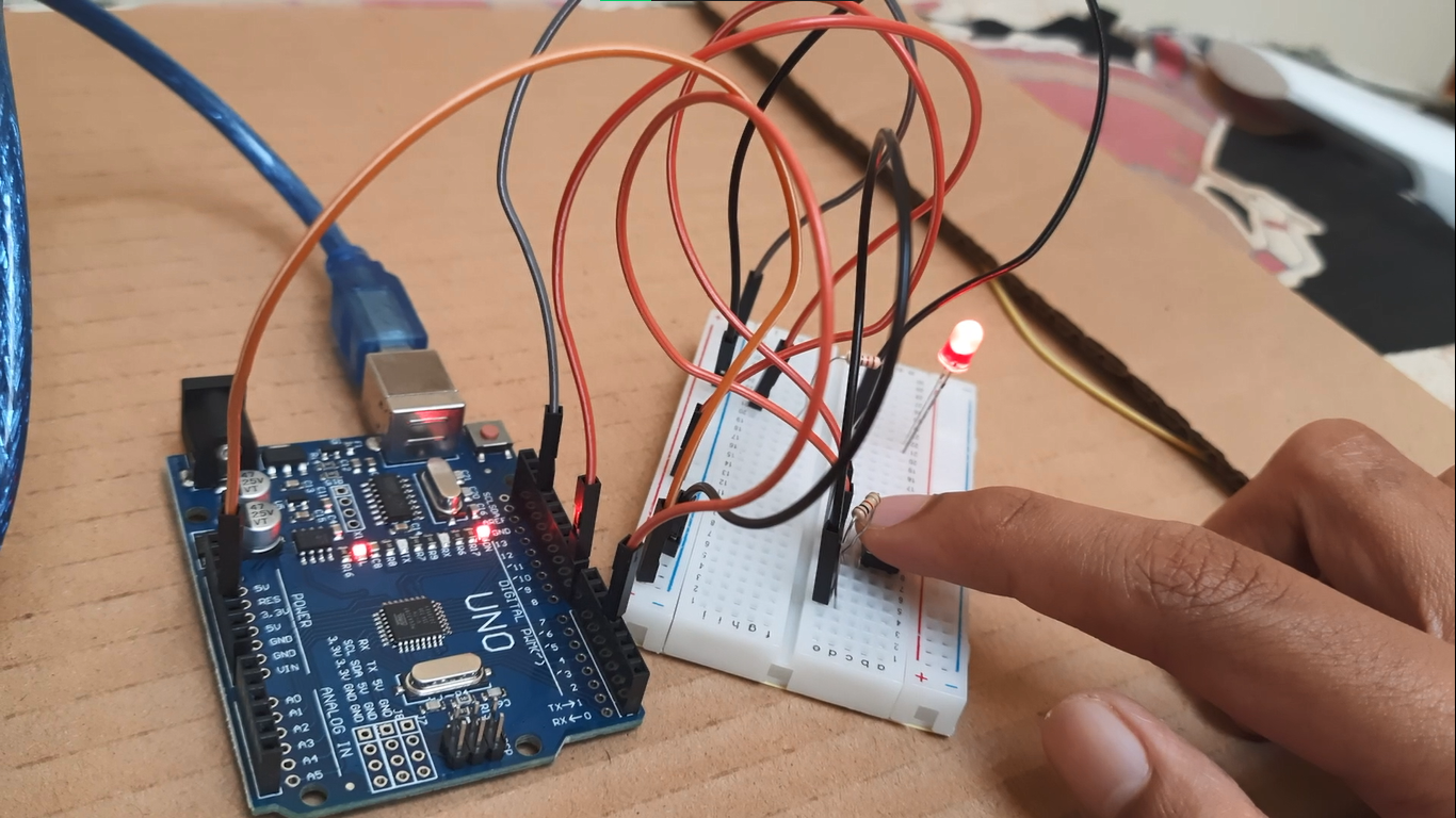 Push button LED