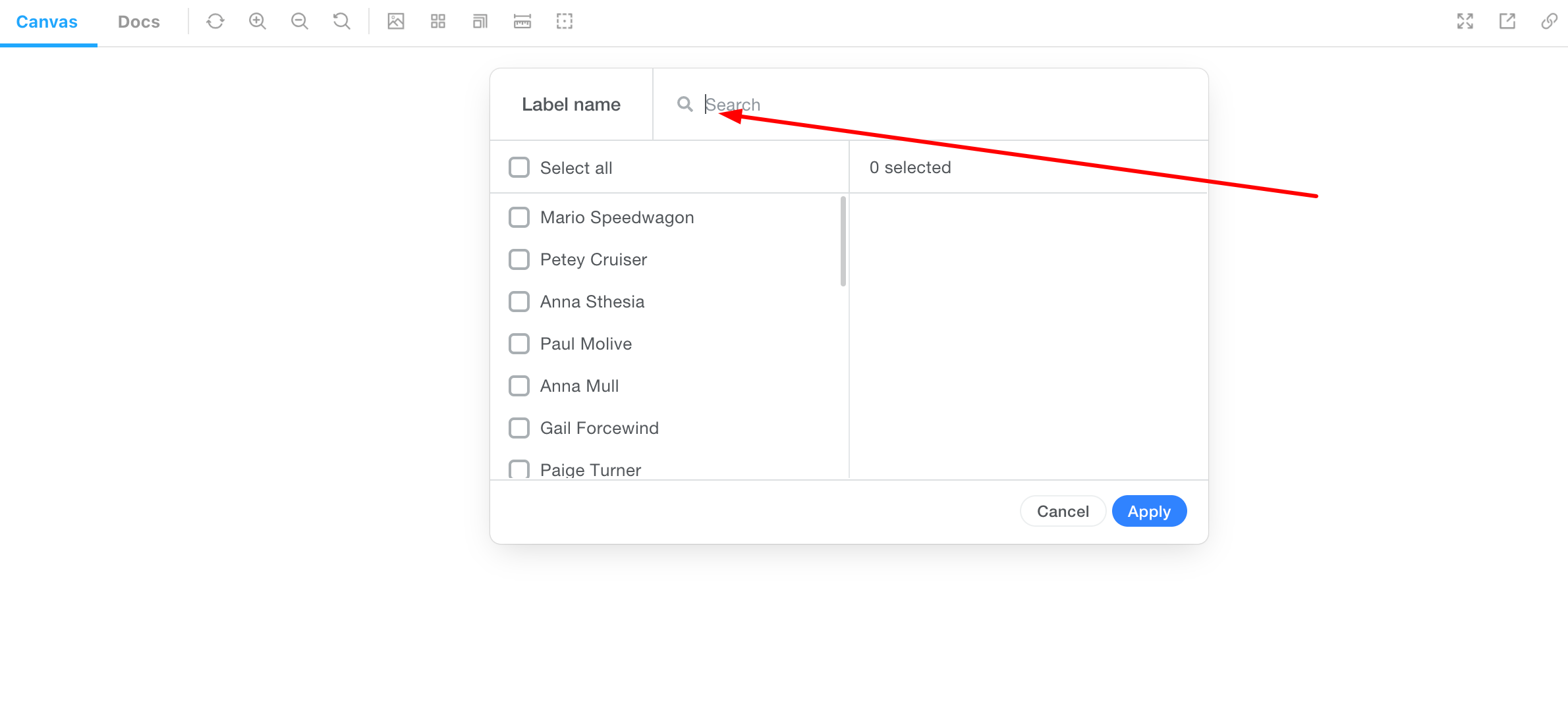 Dropdown include-exclude component search input must be focused on drop ...