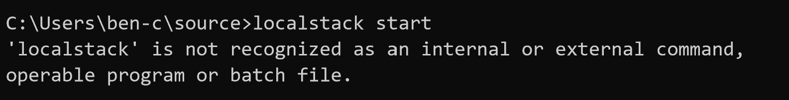 localstack not found · Issue #2203 · localstack/localstack · GitHub