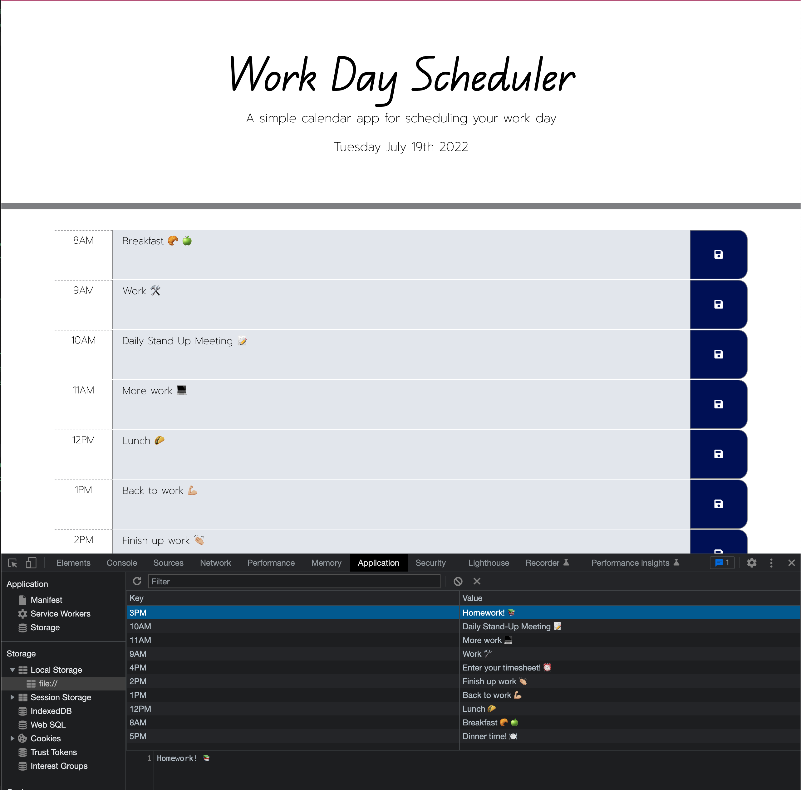 GitHub - iamjoyfulgirl/work-day-scheduler